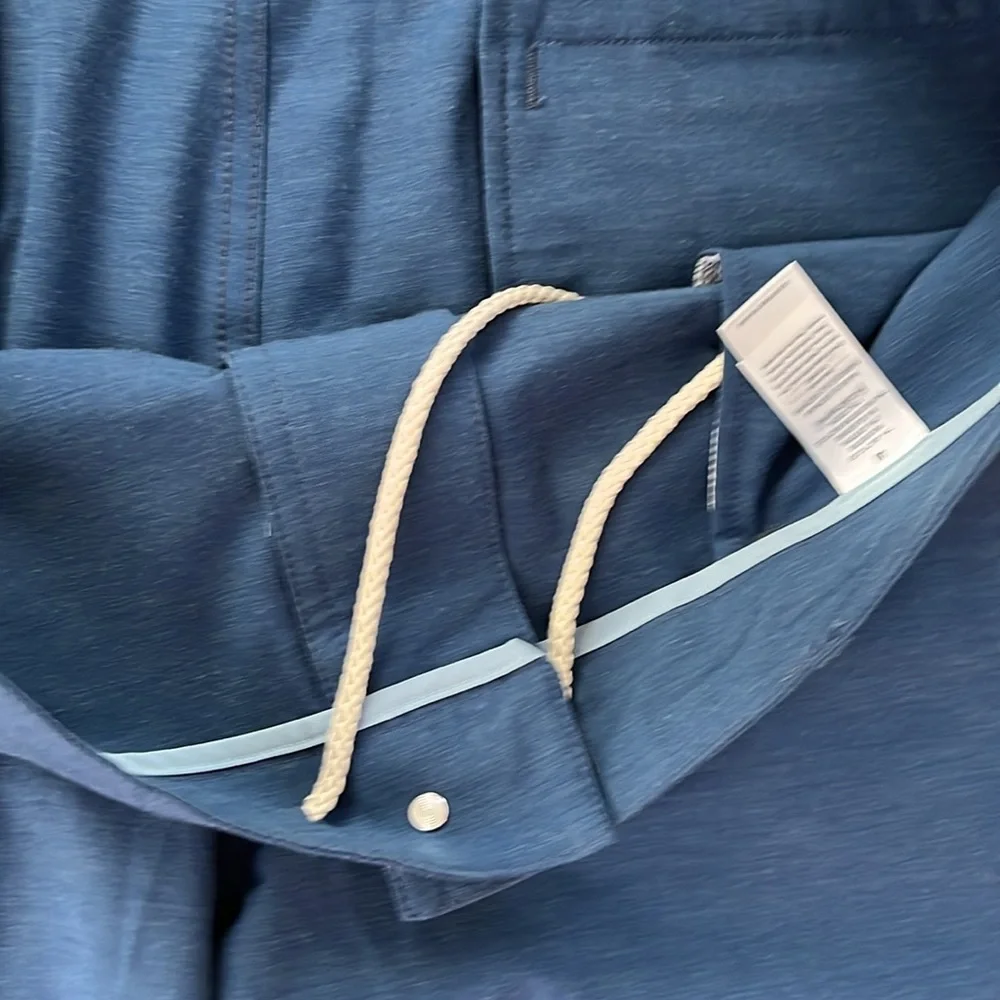 FAHERTY All Day shorts size 40 blue NWOT